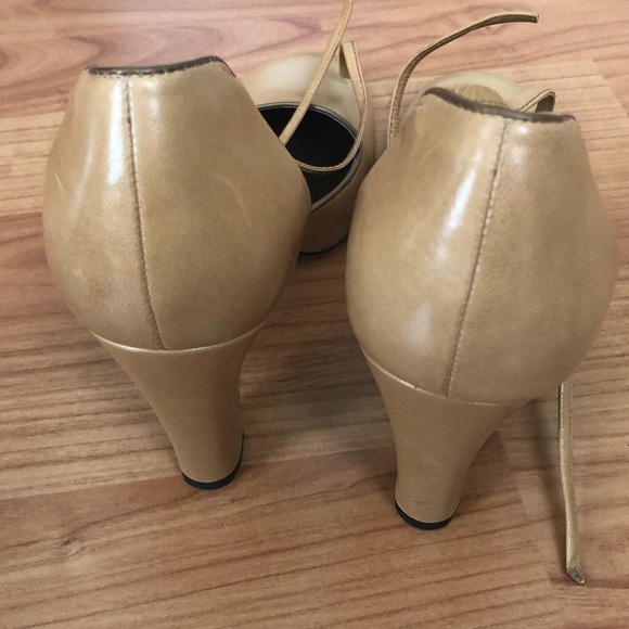 Enzo Angiolini Lace-up Leather High Heels, size 7 - Picture 4 of 6